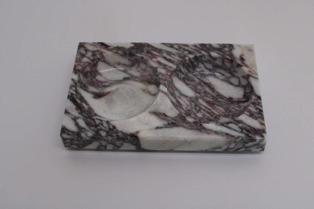 Aegean marble ( lilac) end table,side table handmade