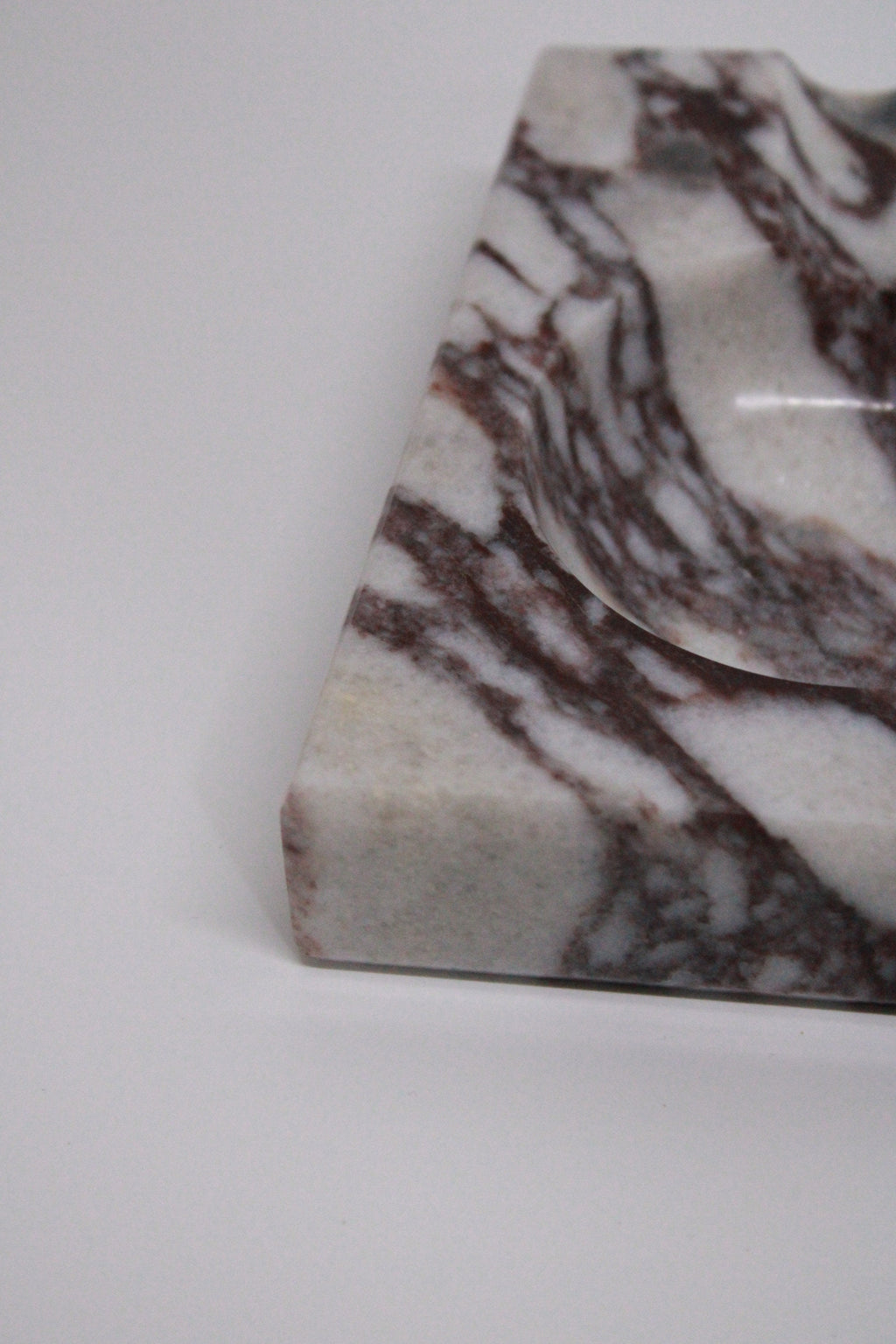 Aegean marble ( lilac) end table,side table handmade