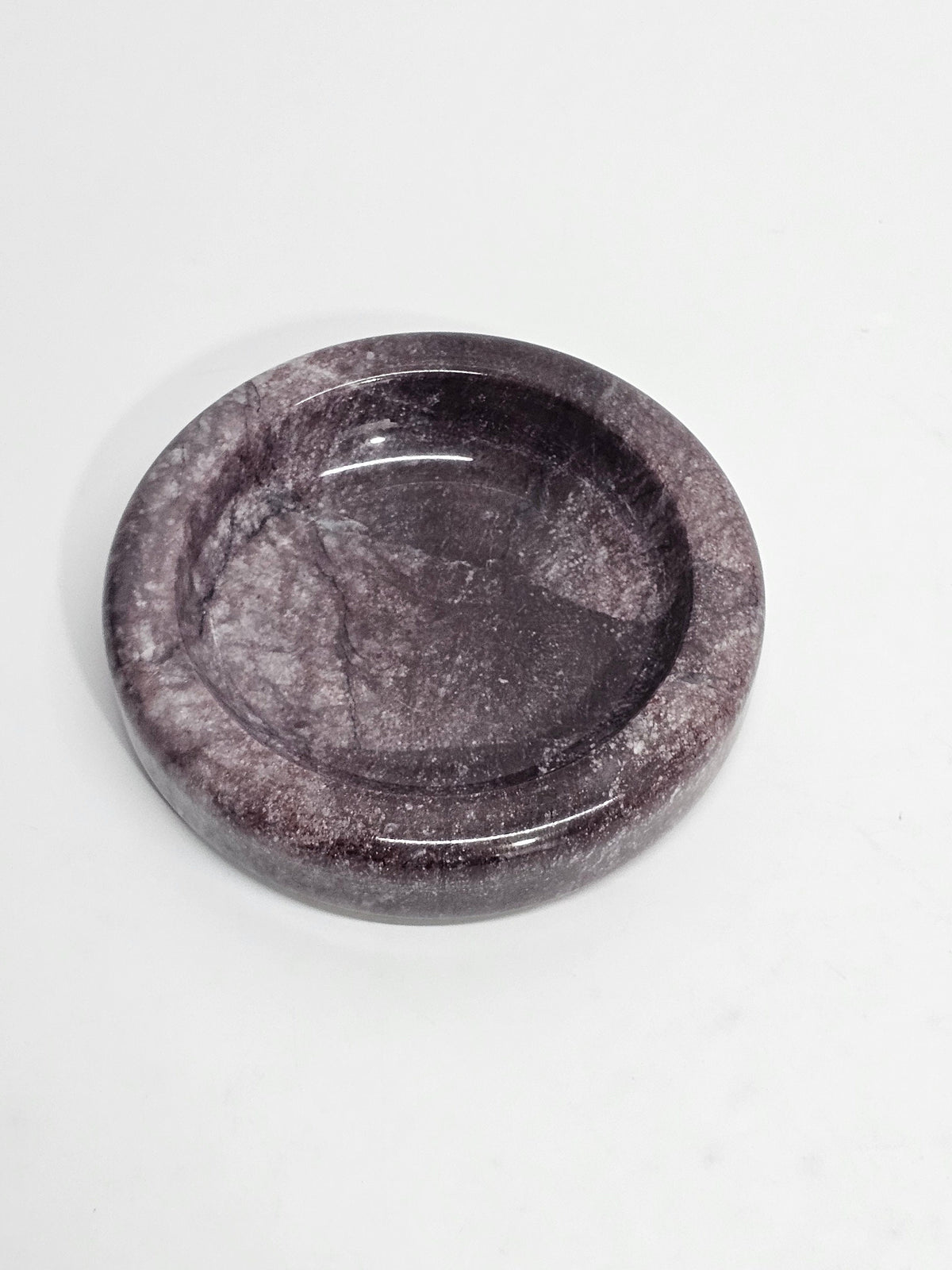 Lilac purple Marble Ring holder, catcher, decorative plate, catch-all