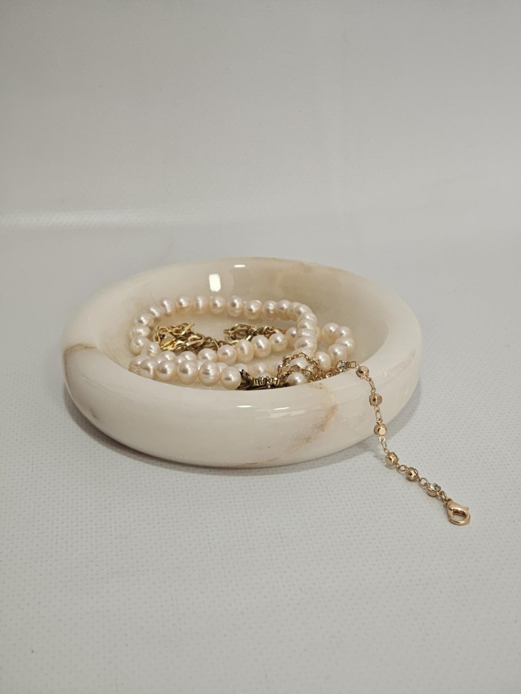 Special Marble Stone catch-all, ring holder handmade product, POLİSHED