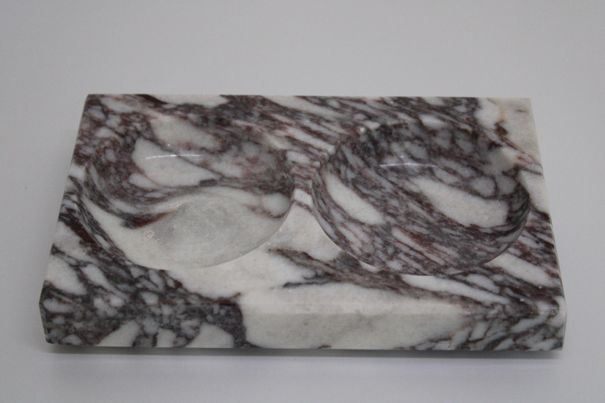 Aegean marble ( lilac) end table,side table handmade