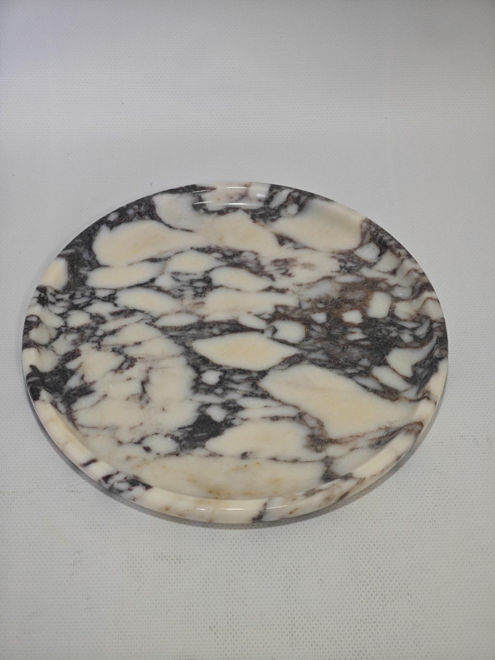 Aegean marble ( lilac) end table,side table handmade