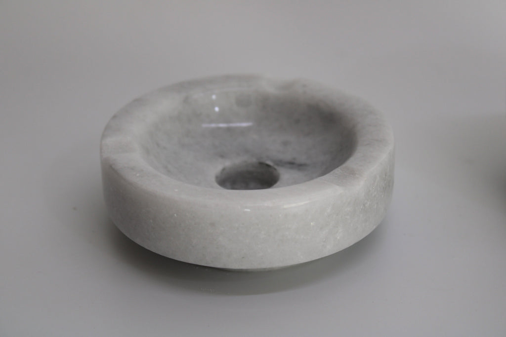 Aegean marble ( lilac) end table,side table handmade