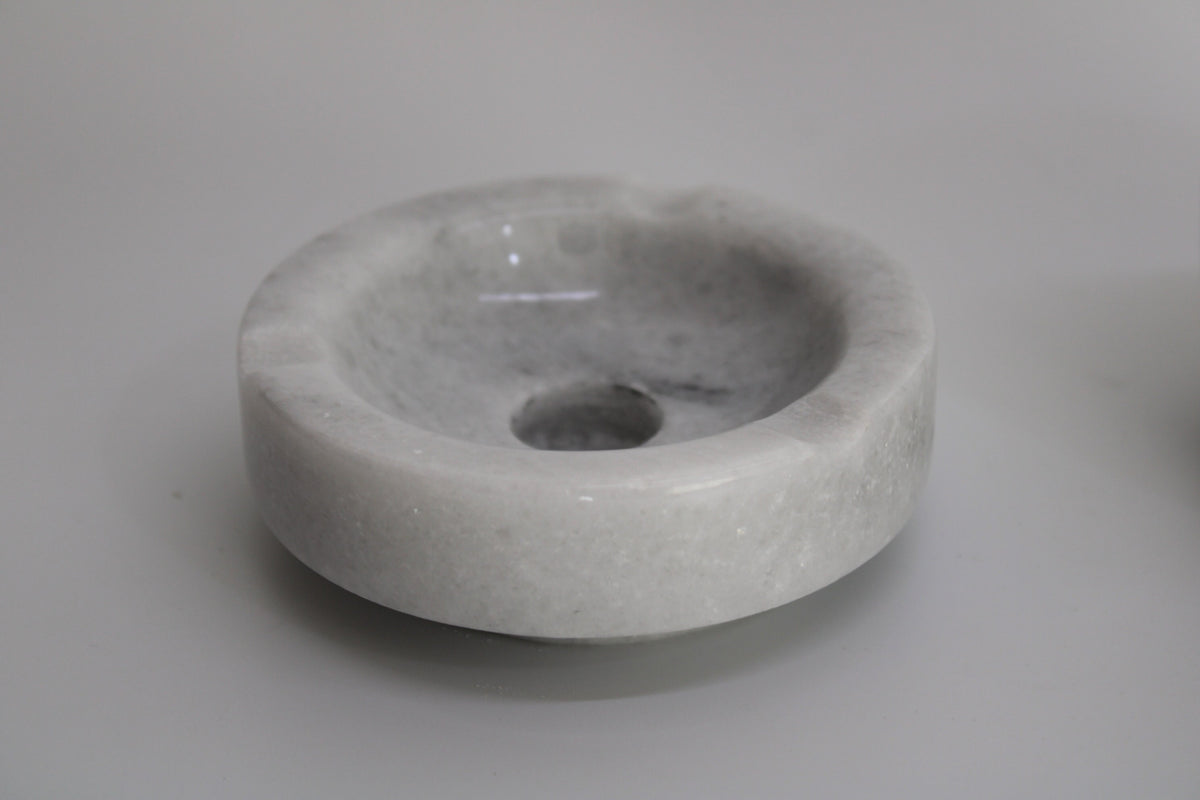Aegean marble ( lilac) end table,side table handmade