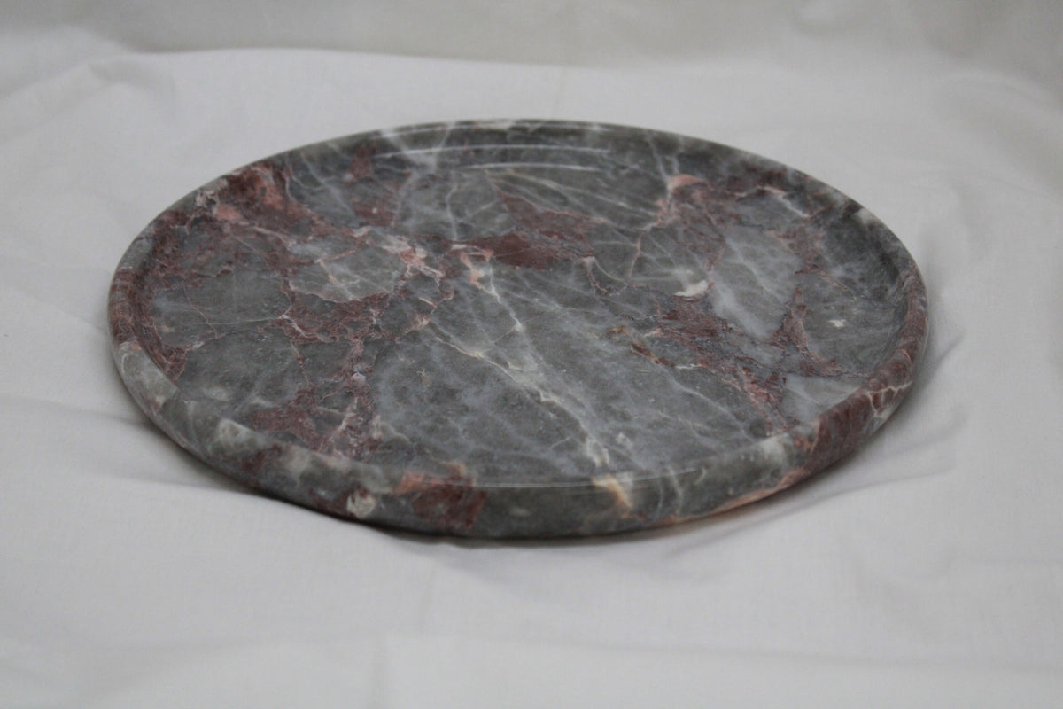 Aegean marble ( lilac) end table,side table handmade