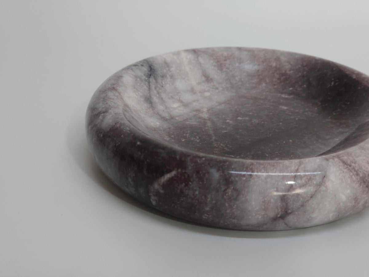 Lilac purple Marble Ring holder, catcher, decorative plate, catch-all