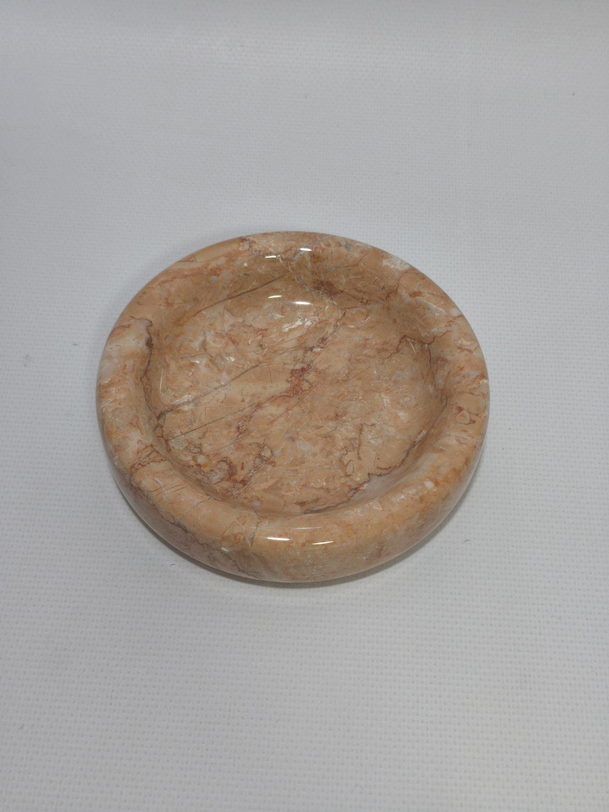 Pink Beige marble catch-all, ring holder handmade product, POLİSHED