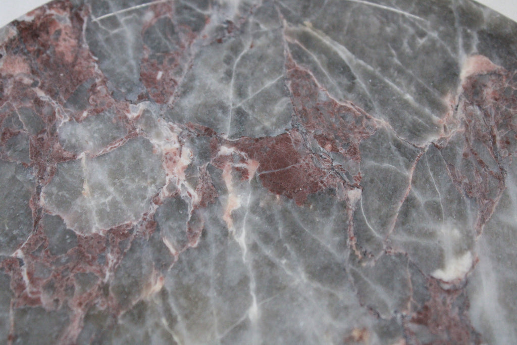 Aegean marble ( lilac) end table,side table handmade