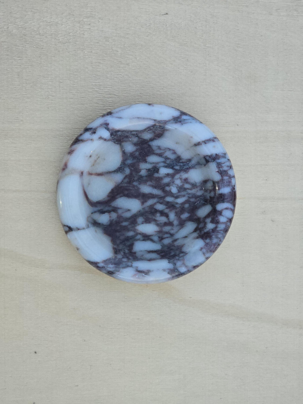 Aegean marble ( lilac) end table,side table handmade