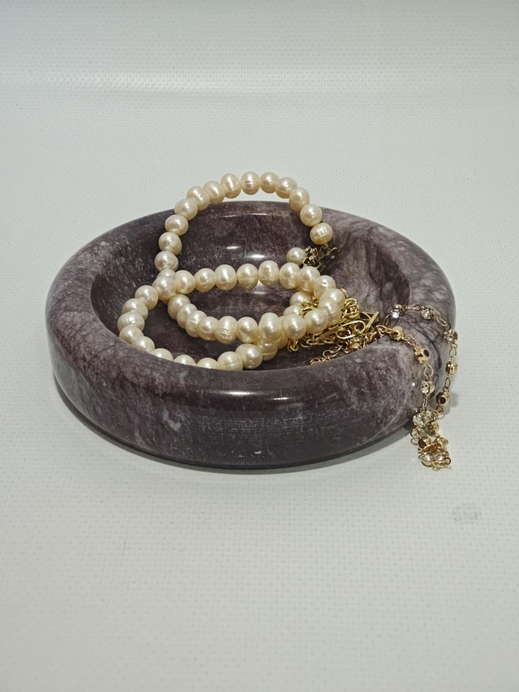 Aegean marble ( lilac) end table,side table handmade