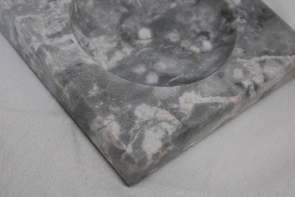 Aegean marble ( lilac) end table,side table handmade