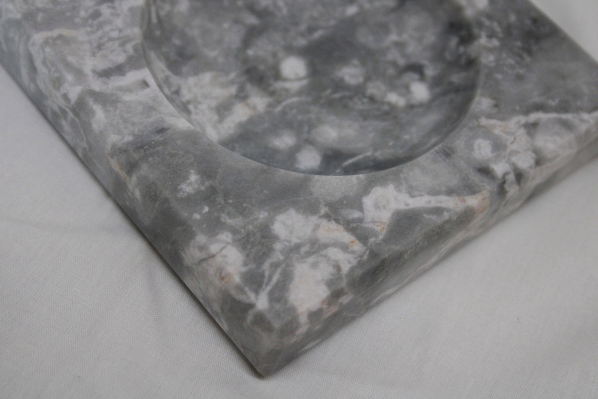 Aegean marble ( lilac) end table,side table handmade