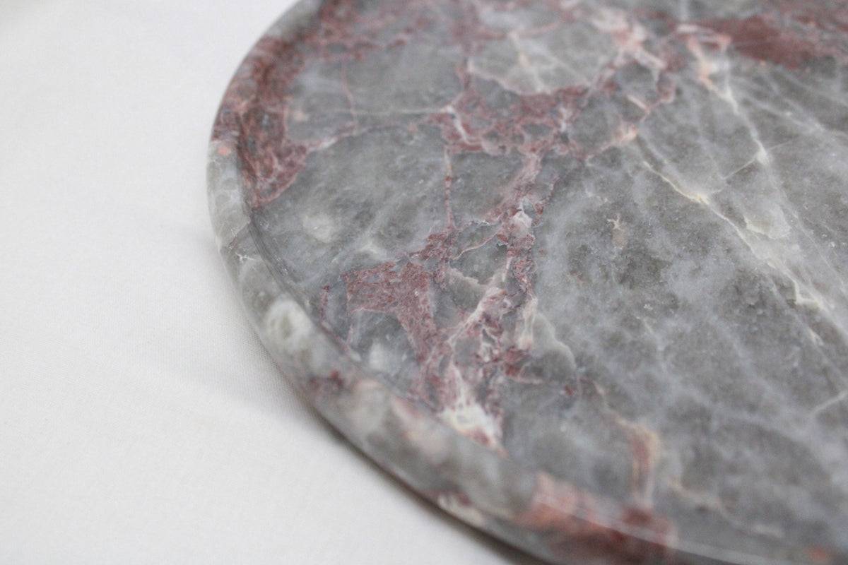 Aegean marble ( lilac) end table,side table handmade