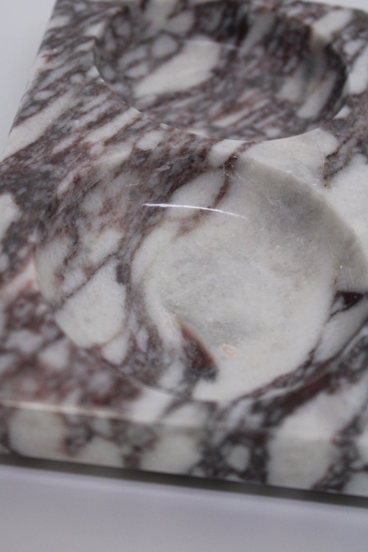 Aegean marble ( lilac) end table,side table handmade