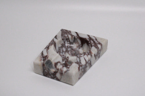 Aegean marble ( lilac) end table,side table handmade