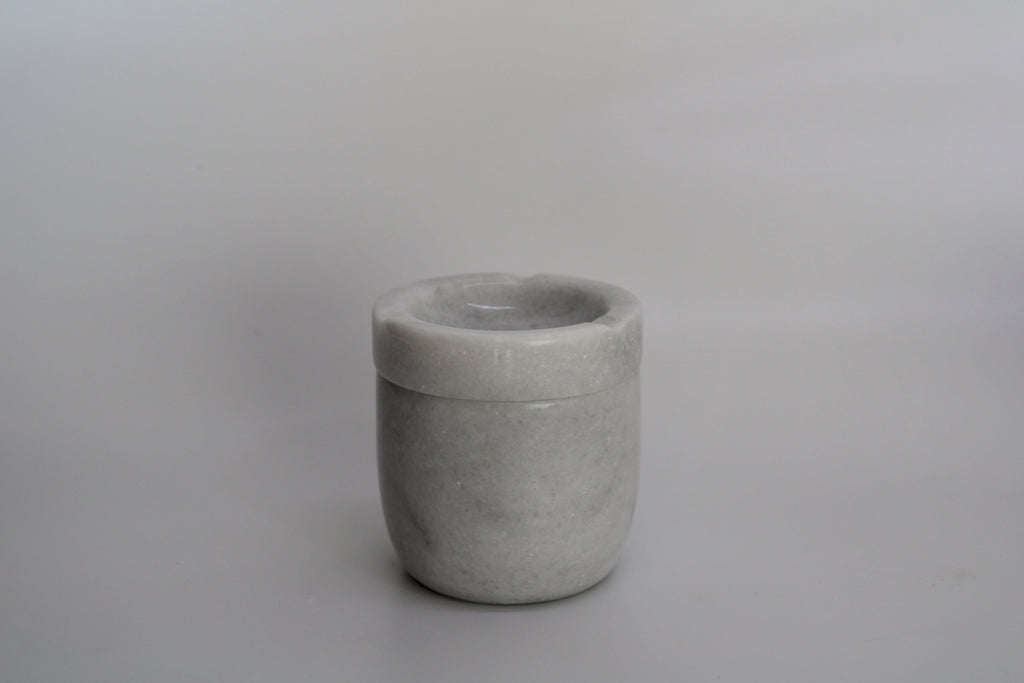 Aegean marble ( lilac) end table,side table handmade