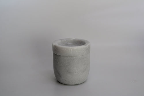 Aegean marble ( lilac) end table,side table handmade