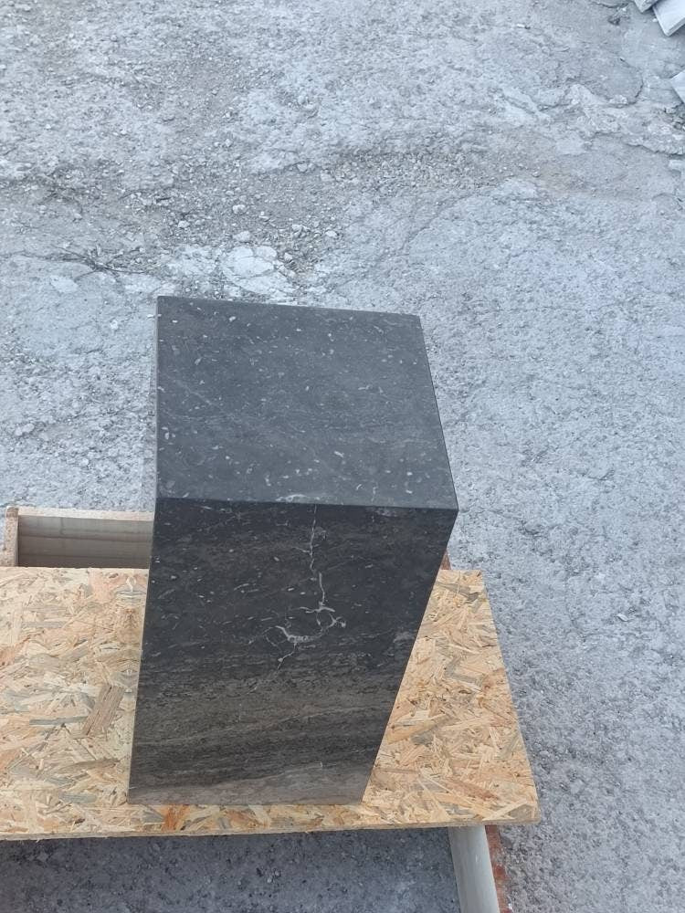 Aegean marble ( lilac) end table,side table handmade