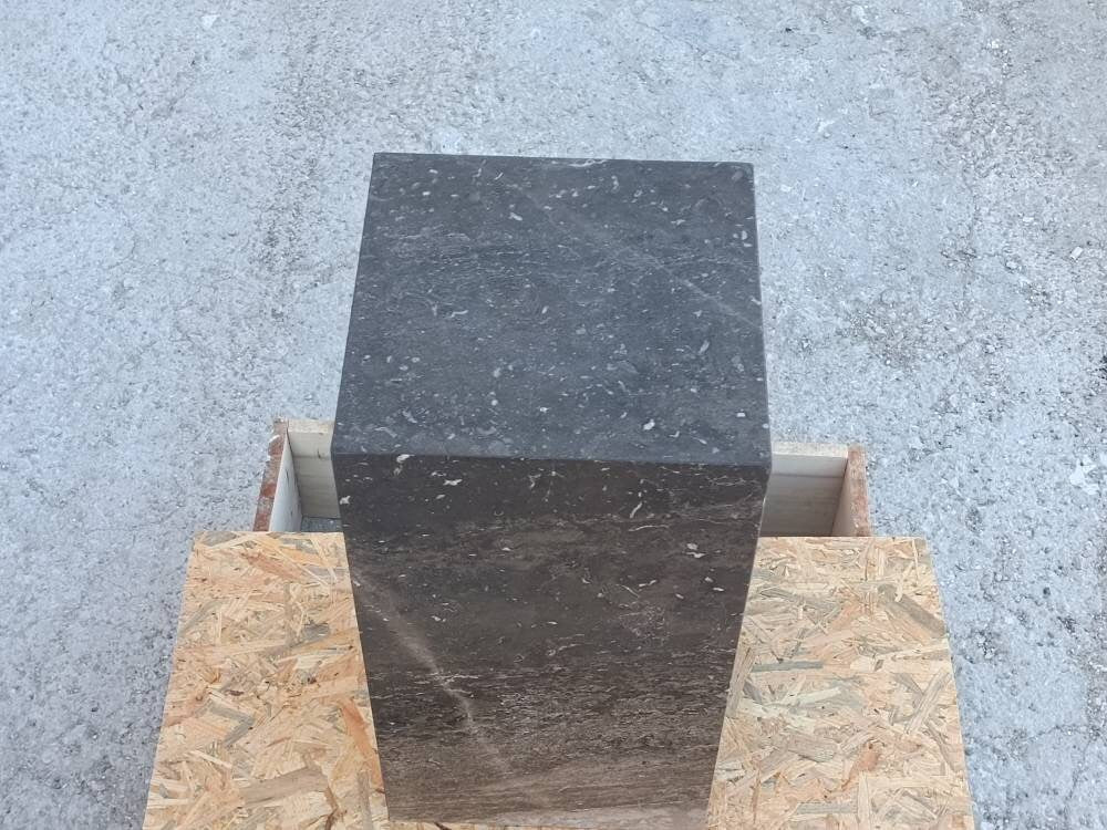 Aegean marble ( lilac) end table,side table handmade
