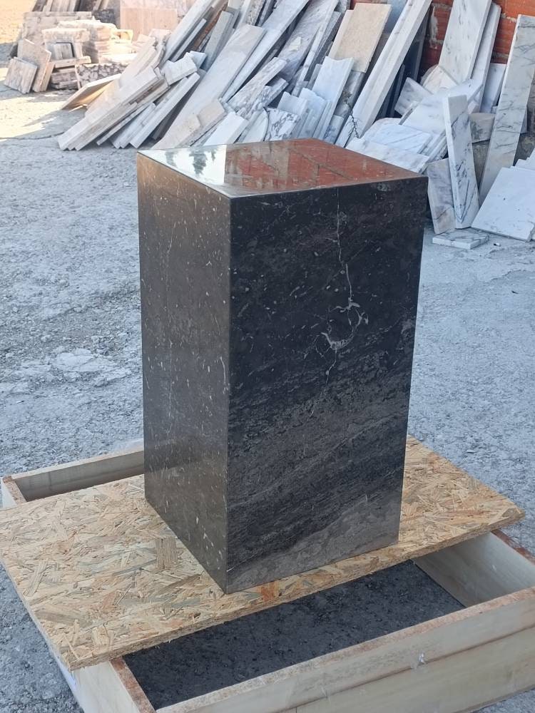 Aegean marble ( lilac) end table,side table handmade