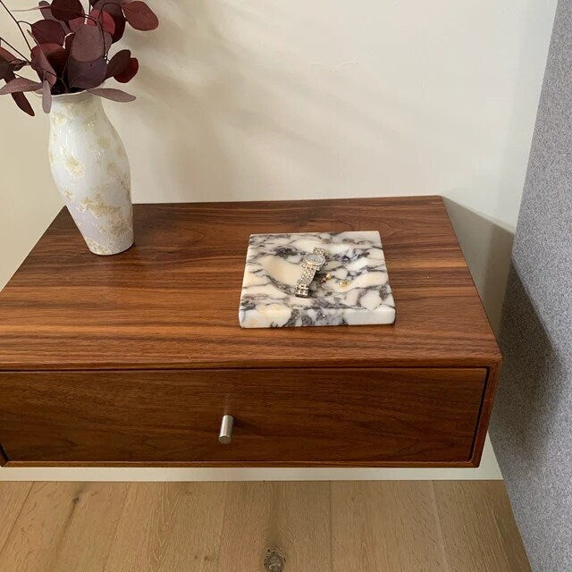 Aegean marble ( lilac) end table,side table handmade