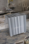 Aegean marble ( lilac) end table,side table handmade