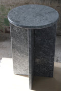 Aegean marble ( lilac) end table,side table handmade