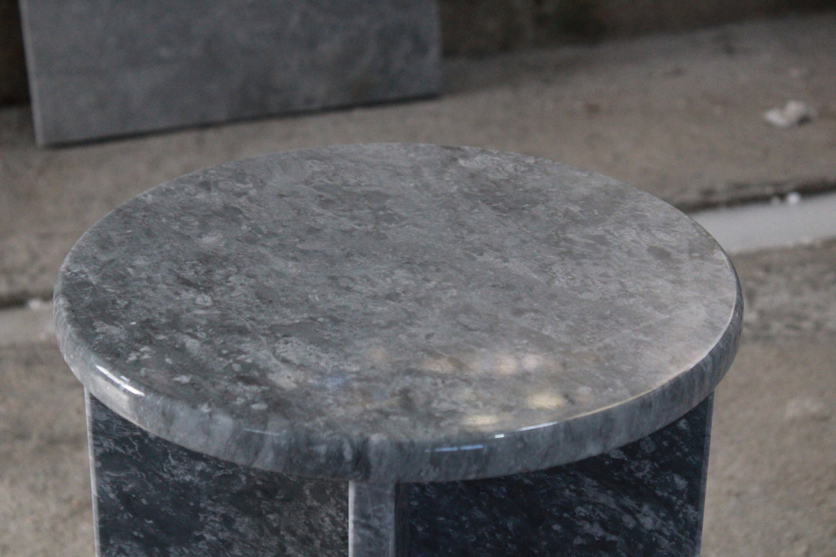 Aegean marble ( lilac) end table,side table handmade