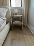 Aegean marble ( lilac) end table,side table handmade