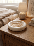 Special Marble Stone catch-all, ring holder handmade product, POLİSHED